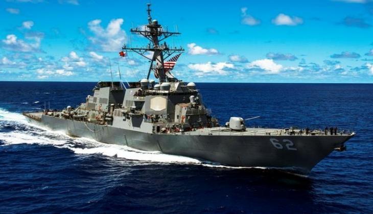 Seven sailors missing as US Navy destroyer collides with ship off Japanese coast