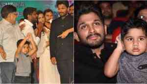 Allu Arjun's son Allu Ayaan's gesture leaves the actor stunned at Duvvada Jagannadham audio release