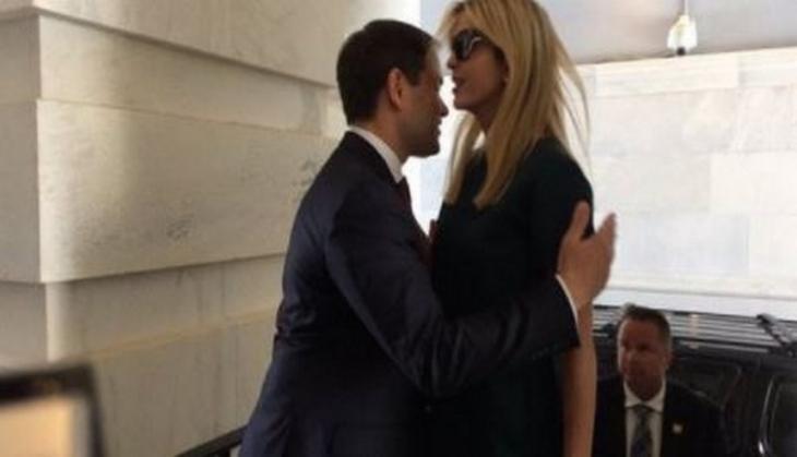 Twitter can't handle Republican Senator's 'failed hug' with Ivanka Trump