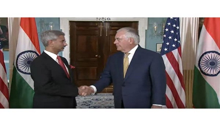 Jaishankar meets Tillerson ahead of PM Modi's visit