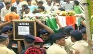 Mortal remains of soldier Sandeep Jadhav brought to his village