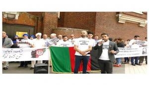 Afghans takes to London streets to protest against Pak-sponsored terrorism