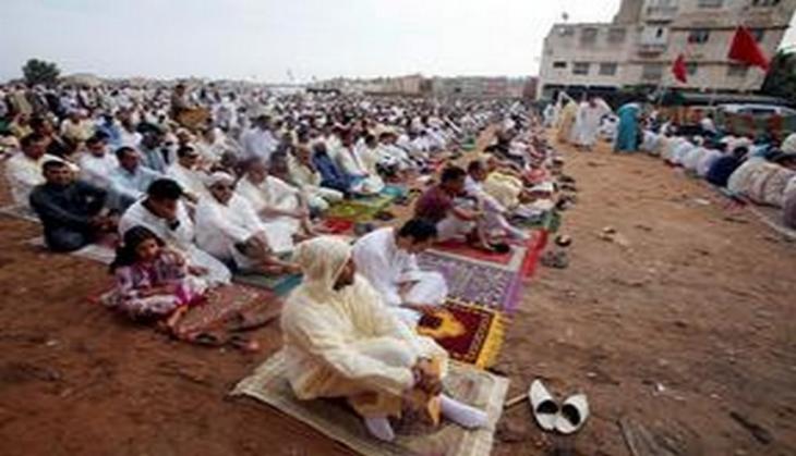 Six people injured after a car crashed into a crowd of Muslims leaving Eid prayers