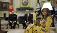 Melania Trump's yellow floral-dress to greet PM Modi gives major fashion goal