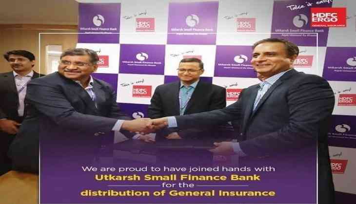 Image result for HDFC ERGO Joins Hands with Utkarsh Small Finance Bank