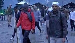Amarnath yatra suspended due to heavy rains, landslides; Jammu-Srinagar highway closed