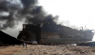 Oil tanker catches fire in Pakistan