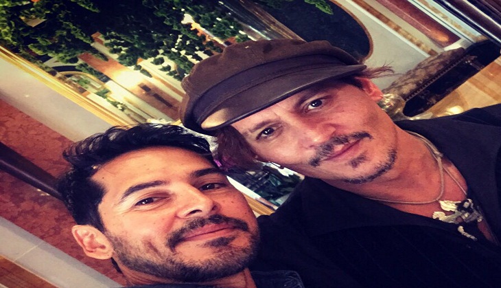 When Dino met Johnny Depp