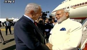 Modi in Israel: Netanyahu receives PM Modi in Tel Aviv