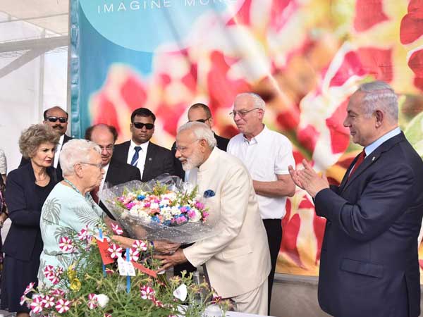 Modi in Israel: Chrysanthemum flower named 'Modi' in honour of Indian PM