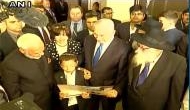 PM Modi meets 26/11 child survivor in Israel