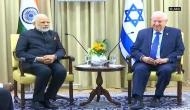Israeli Prez breaks protocol to receive PM Modi
