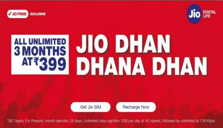 Jio Diwali Dhan Dhana Dhan offer