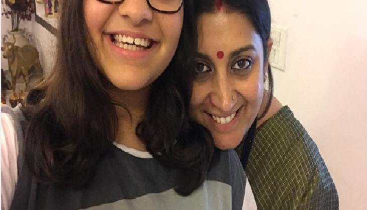 After son Zohr, Smriti Irani shares a super cute picture of daughter Zoish Irani 