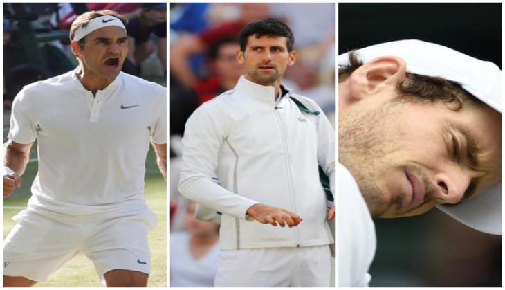 Wimbledon: Murray, Djokovic eliminated, Federer cruises to semis