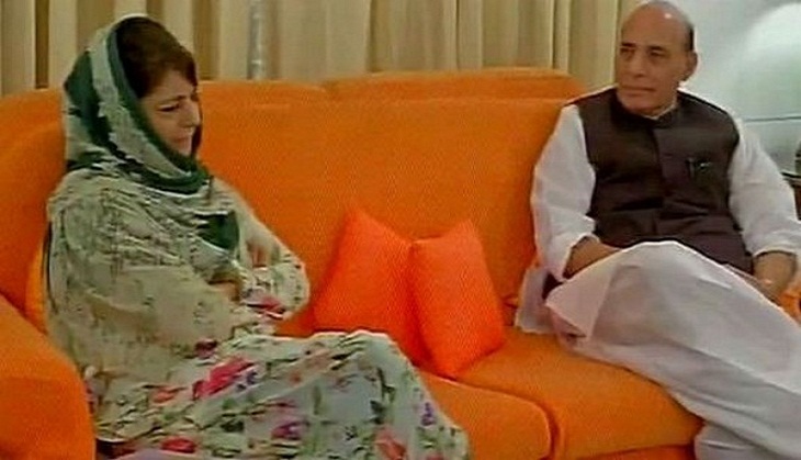 CM Mufti meets Rajnath over state's development issue