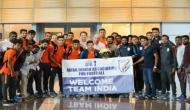 Indian U23 contingent receive warm welcome in Qatar