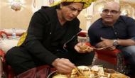 Shah Rukh Khan relishes 'Rajasthani Thali' in Jaipur