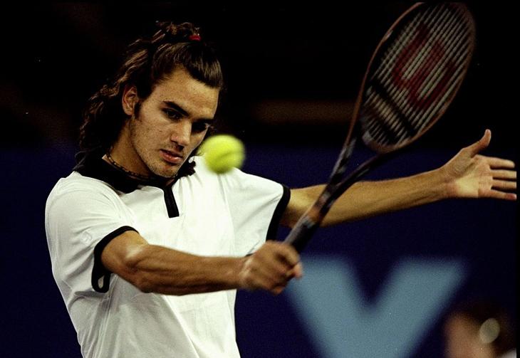 Roger Federer at AXA Cup in 2000