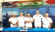 Malabar-17: Naval manoeuvres continue despite rough weather conditions