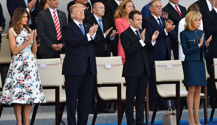 Emmanuel Macron staged a punk coup on the Champs-Élysées