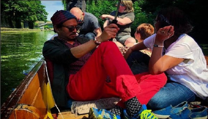 Irrfan Khan vacations in London 