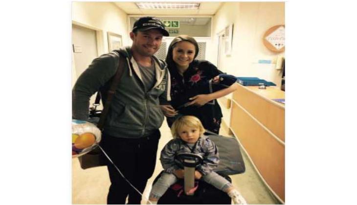 AB welcomes birth of second child with wife Danielle