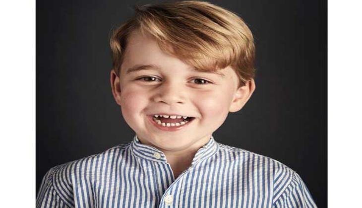  Prince George looks adorable in fourth b`day portrait 