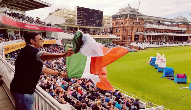 Women's world cup final: Akshay Kumar trolled over waving Indian flag upside down