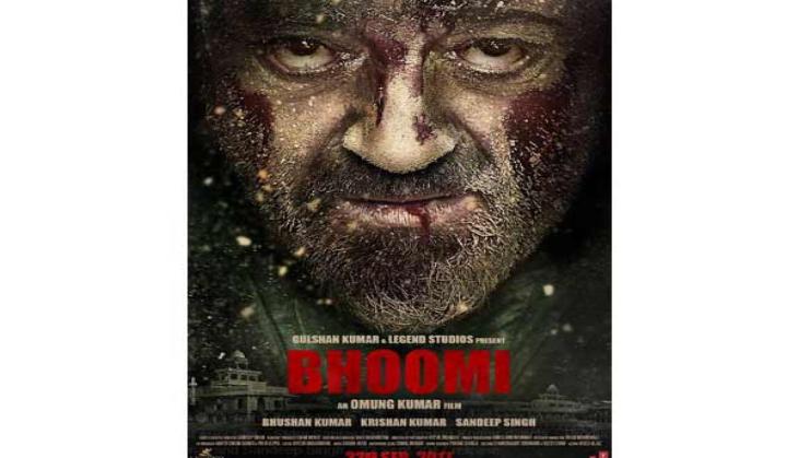 Sanjay Dutt's bloodied look is intriguing in new 'Bhoomi' poster