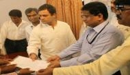 Rahul hands over memorandum over farmers' land issue to NHAI