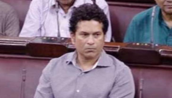 Sachin Tendulkar makes debut in Rajya Sabha amid sloganeering, pitches for right to play