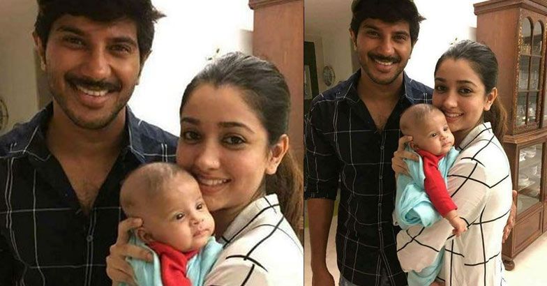 Dulquer Salmaan - Amaal Sufiya's cute little princess Maryam Ameerah Salmaan's picture goes viral