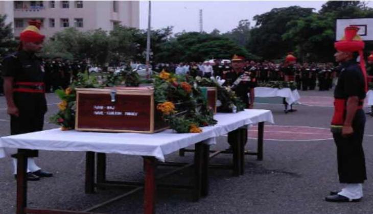 Late Major Kamlesh Pandey's father demands full-fledged war against Pakistan