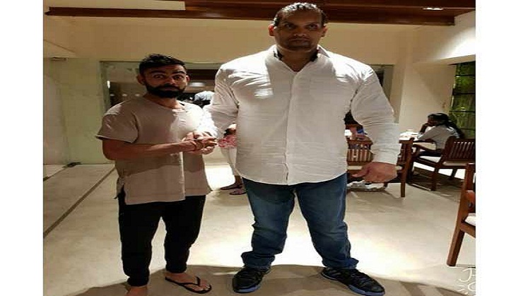 When Kohli met 'Virat' Khali!