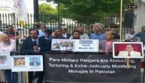 London: MQM protests against Pakistan over human rights violations