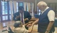 Raksha Bandhan: 103-yr-old widow ties rakhi to PM Modi