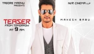 Mahesh Babu fans rejoice! Teaser of SPYder to be released tomorrow at 9 AM