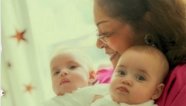 Karan Johar shares first picture of twins Roohi and Yash