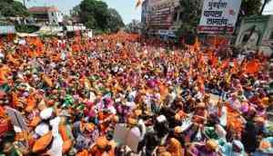 Marathas take to Mumbai roads with their 58th protest march. No concrete assurance from state govt yet