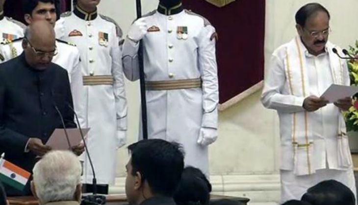 Venkaiah Naidu sworn-in as 13th Vice President of India