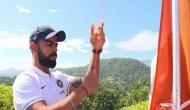 Team India hoists tri-colour in Kandy to celebrate I- Day