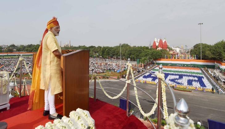 modi redfort
