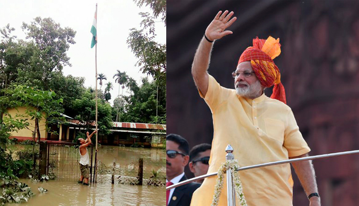 In Photos: Assam's Independence Day spirit remains buoyant in the face of floods