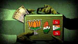 Who drew the most moolah from India Inc? The BJP of course