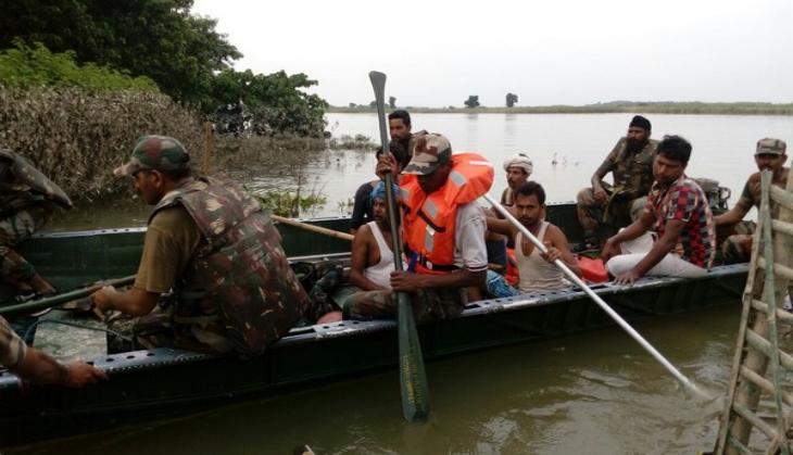 Bihar: Army column, ETF deployed to rescue stranded people in flood-affected areas