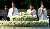Gandhi family, political dignitaries pay tribute on Rajiv Gandhi's 75th birth anniversary