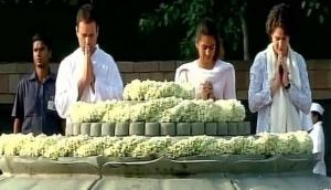 Gandhi family, political dignitaries pay tribute on Rajiv Gandhi's 75th birth anniversary