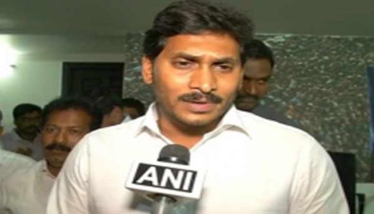 YSRCP president YS Jaganmohan Reddy inaugurates party office in Amaravati's Tadepalli village