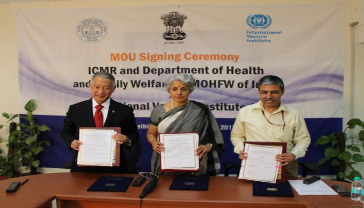MoU signed between ICMR, Ministry of Health & Family welfare and IVI, South Korea